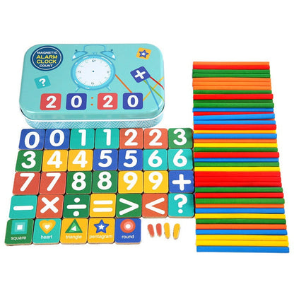 Kids Magnetic Digital Counting Wood Sticks Game childrensterritory