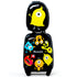Kids Monster Print Rolling Trolley Suitcase childrensterritory