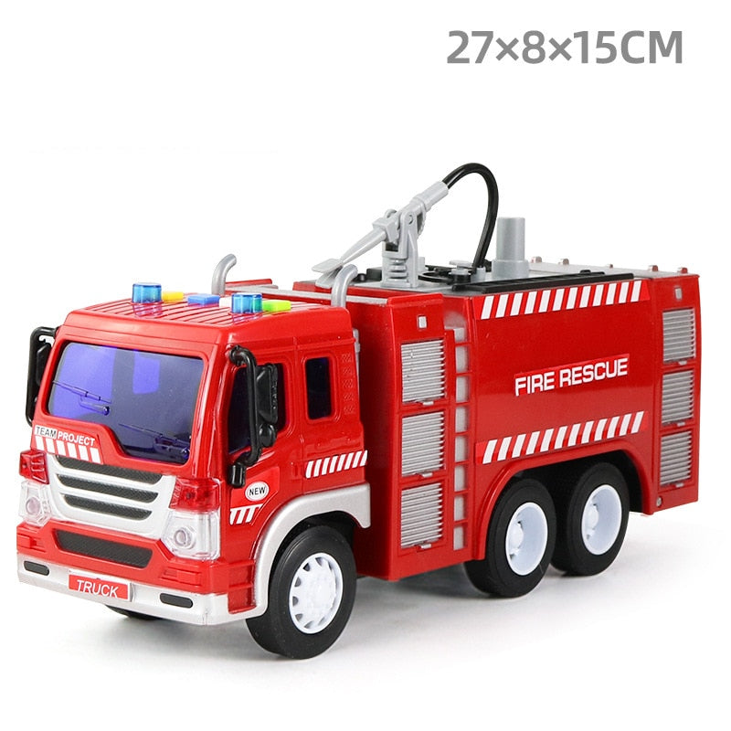 Kids Multi-functional Fire Truck with Sound and Light Toy childrensterritory