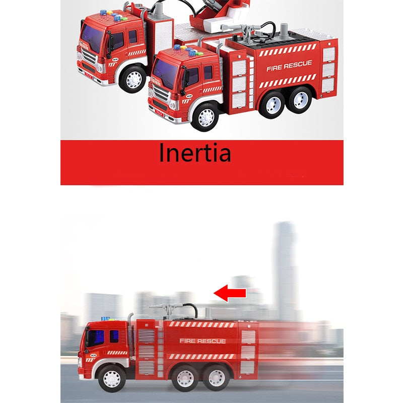 Kids Multi-functional Fire Truck with Sound and Light Toy childrensterritory