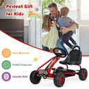 Kids Pedal Ride-On Toys w/ Adjustable Seat & Handbrake childrensterritory