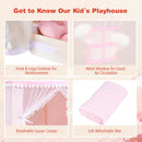 Kids Play Tent Large Castle Fairy Tent Gift w/ Mat childrensterritory