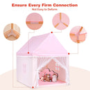 Kids Play Tent Large Castle Fairy Tent Gift w/ Mat childrensterritory