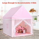 Kids Play Tent Large Castle Fairy Tent Gift w/ Mat childrensterritory