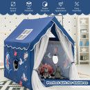 Kids Playhouse Large Indoor Play Tent With Longer Curtain childrensterritory