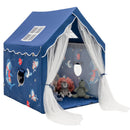 Kids Playhouse Large Indoor Play Tent With Longer Curtain childrensterritory