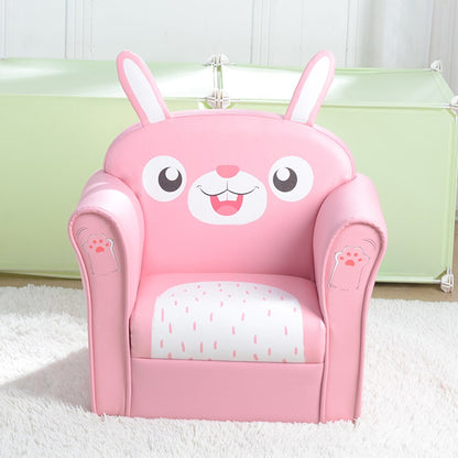 Kids Rabbit Designed Pin Color Single Sofa/Furniture childrensterritory