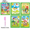 Kids Reusable Coloring Magic Water Drawing Book childrensterritory