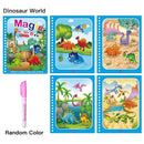 Kids Reusable Coloring Magic Water Drawing Book childrensterritory