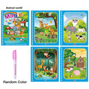 Kids Reusable Coloring Magic Water Drawing Book childrensterritory
