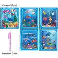 Kids Reusable Coloring Magic Water Drawing Book childrensterritory