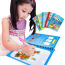Kids Reusable Coloring Magic Water Drawing Book childrensterritory