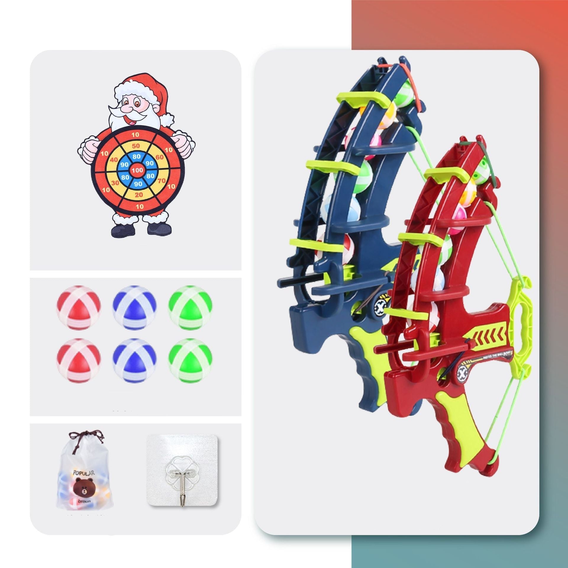 Kids Sticky Ball Bow with Target Toy childrensterritory