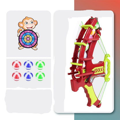Kids Sticky Ball Bow with Target Toy childrensterritory