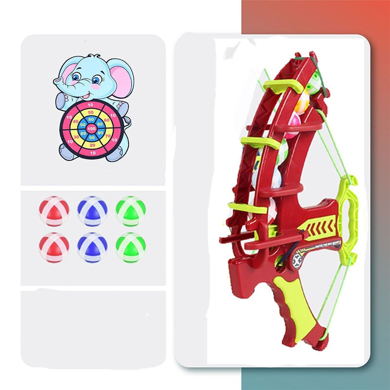 Kids Sticky Ball Bow with Target Toy childrensterritory