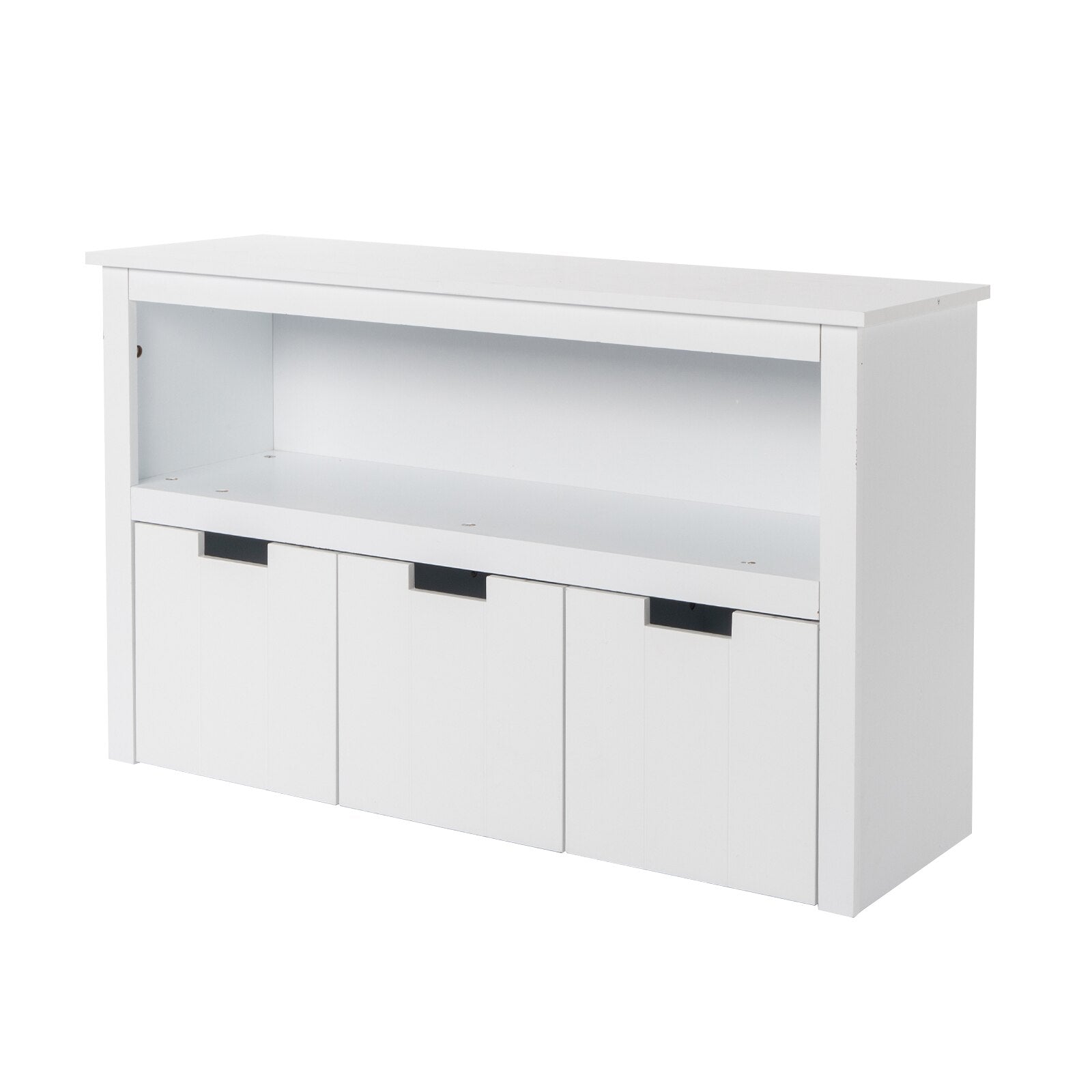 Kids Toy Storage Cabinet with 3 Rolling Toy Box childrensterritory