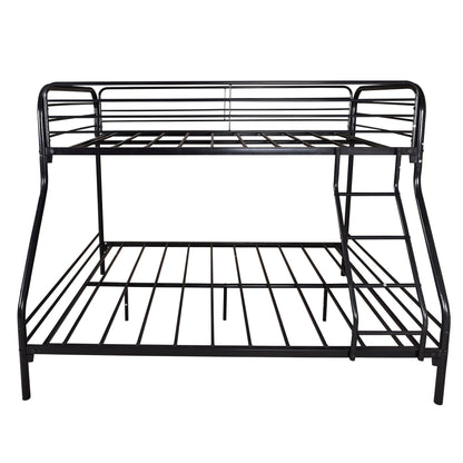 Kids Twin-Over-Full Bunk Metal Bed Frame with Ladder childrensterritory