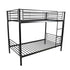 Kids Twin Size Iron Bunk Bed with Ladder childrensterritory
