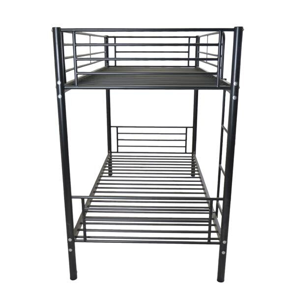 Kids Twin Size Iron Bunk Bed with Ladder childrensterritory