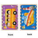 Kids Two-sided 3D Wood Jigsaw Puzzle Toy childrensterritory