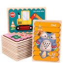 Kids Two-sided 3D Wood Jigsaw Puzzle Toy childrensterritory