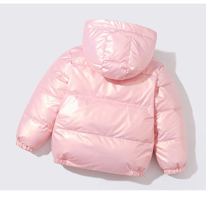 Kids Warm Hooded White Duck Down Jacket childrensterritory