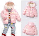 Kids Warm Hooded White Duck Down Jacket childrensterritory