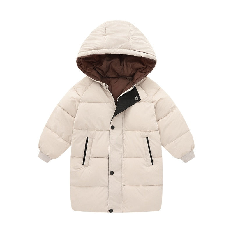 Kids Windproof Long Hooded Warm Parka/Jacket childrensterritory