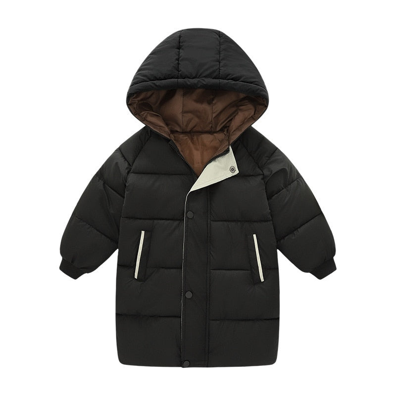 Kids Windproof Long Hooded Warm Parka/Jacket childrensterritory