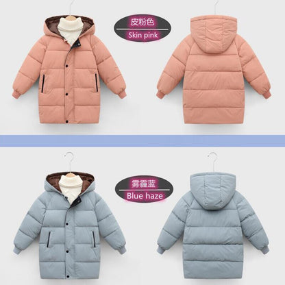 Kids Windproof Long Hooded Warm Parka/Jacket childrensterritory