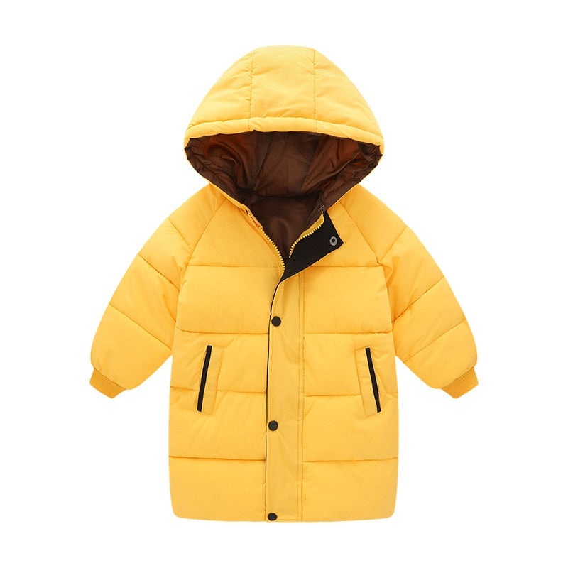 Kids Windproof Long Hooded Warm Parka/Jacket childrensterritory