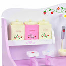 Kids Wooden Pretend Cooking Play Set w/ Kitchen Toy childrensterritory
