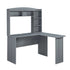 L-Shaped Modern Design Wooden Hutch Office/Study Desk childrensterritory