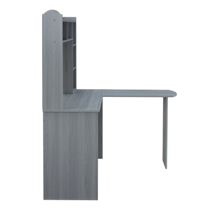 L-Shaped Modern Design Wooden Hutch Office/Study Desk childrensterritory