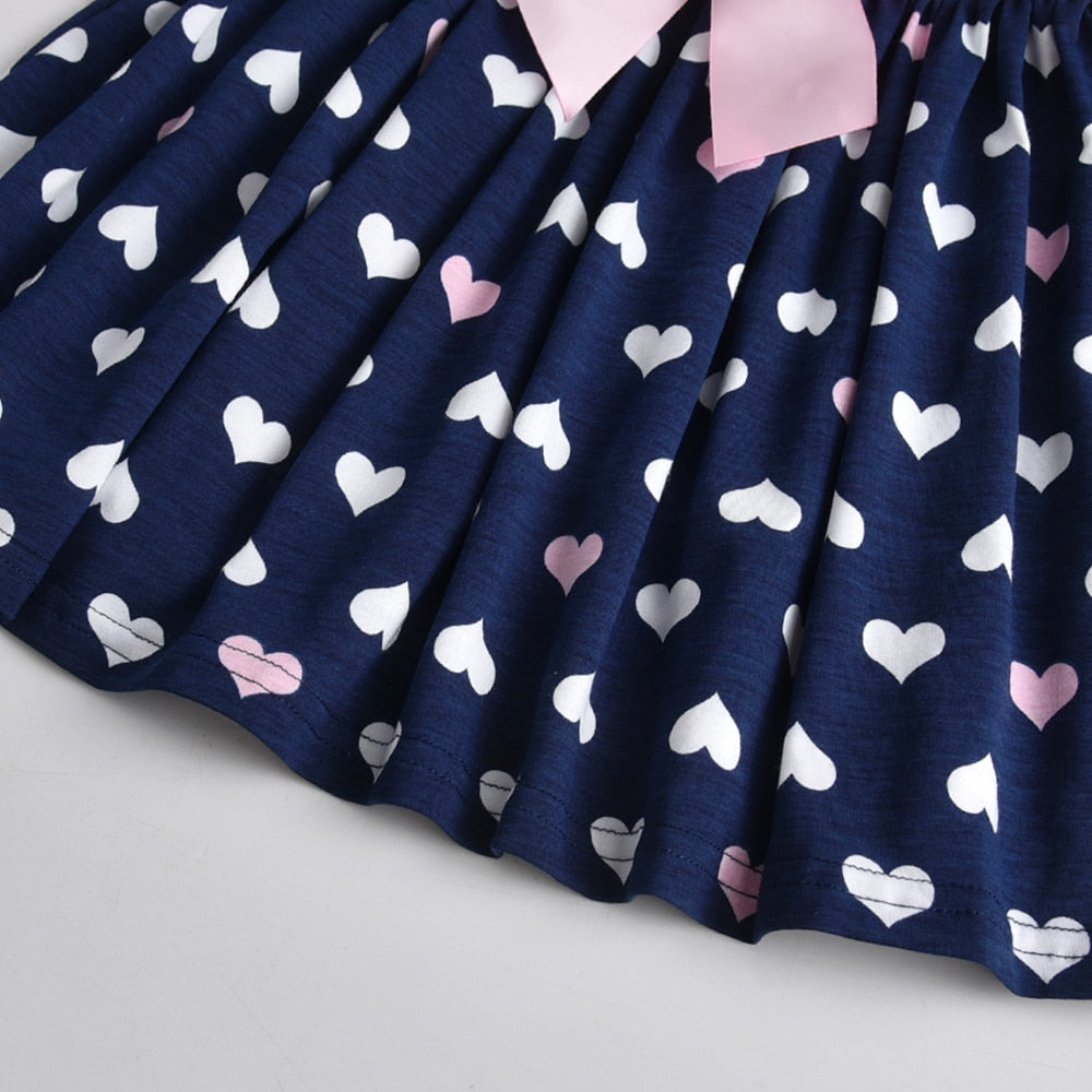 Long Sleeve Cotton Party Dress for Kids Girls childrensterritory