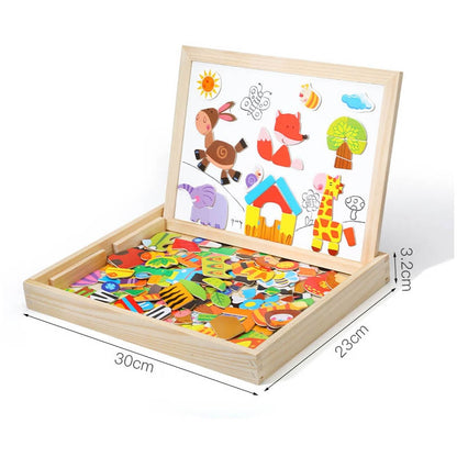 Multi-function Kids Magnetic Puzzle/Drawing Board Toys childrensterritory