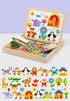 Multi-function Kids Magnetic Puzzle/Drawing Board Toys childrensterritory
