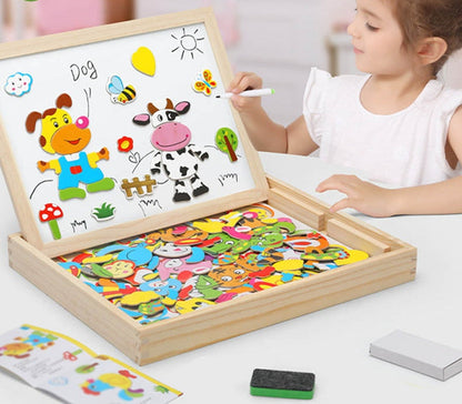 Multi-function Kids Magnetic Puzzle/Drawing Board Toys childrensterritory