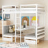 Multi-functional Loft Bed Frame With Free Cushion Sets childrensterritory