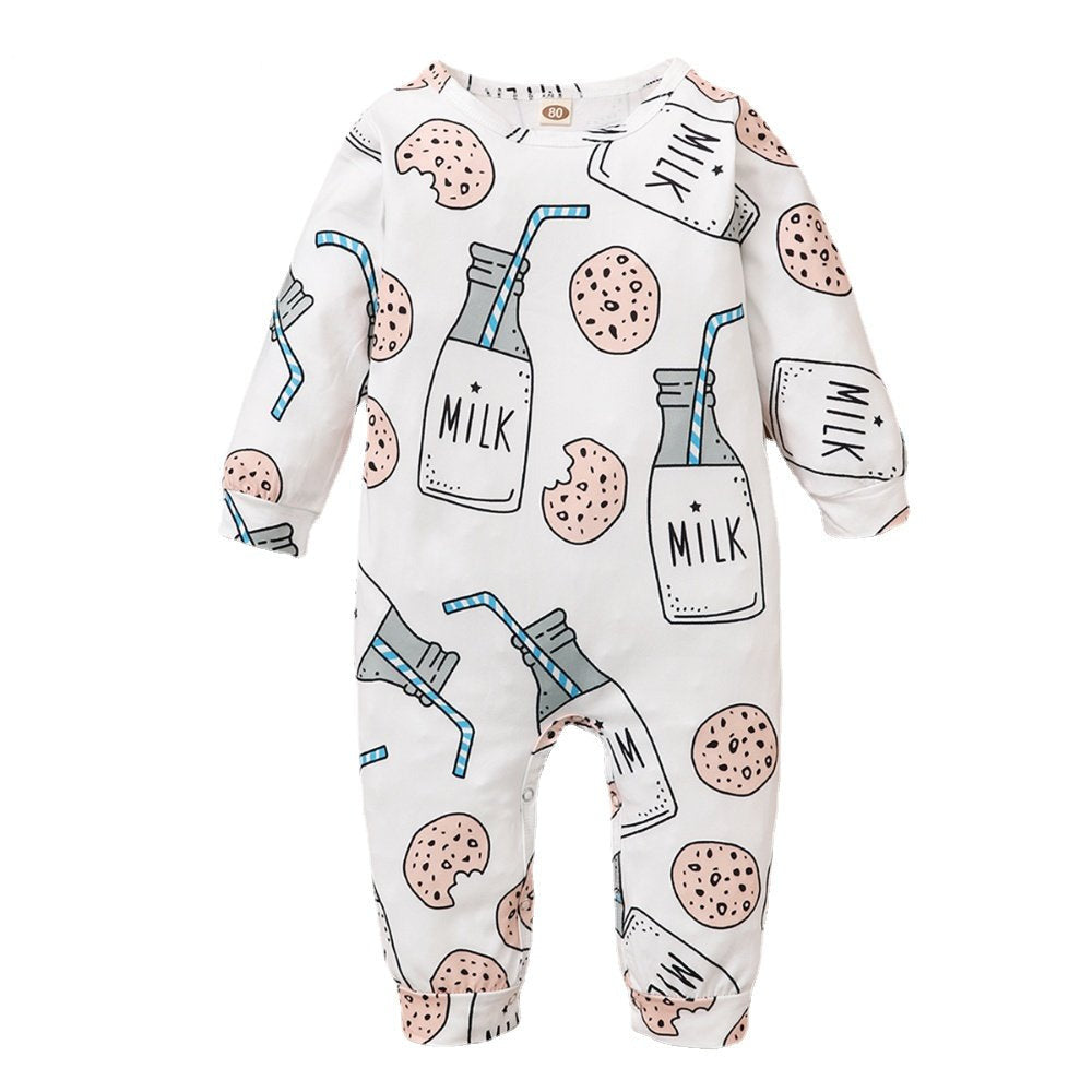 Newborn Boy/Girl Cute Long Sleeve Cotton Romper childrensterritory