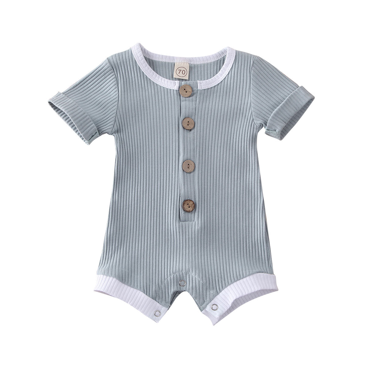Newborn Boys Girls Short Sleeve Cotton Bodysuit childrensterritory