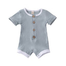 Newborn Boys Girls Short Sleeve Cotton Bodysuit childrensterritory
