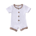 Newborn Boys Girls Short Sleeve Cotton Bodysuit childrensterritory