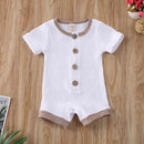 Newborn Boys Girls Short Sleeve Cotton Bodysuit childrensterritory