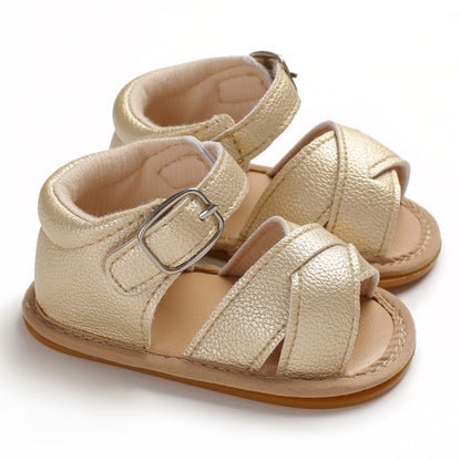 Newborn Girls Non-slip PU Leather Shoes/Prewalker childrensterritory