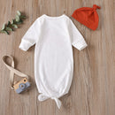 Newborn Rainbow Printed Sleeping Sack & Solid Color Hat childrensterritory