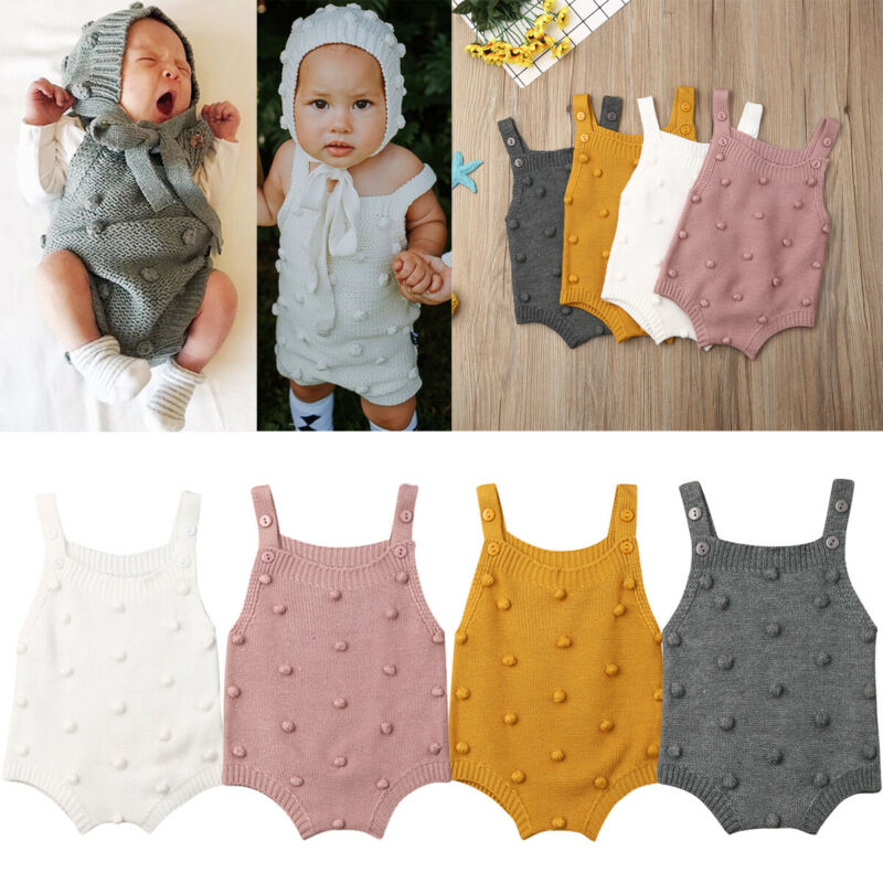 Newborn Unisex Warm Knitted Bodysuit/Clothes childrensterritory