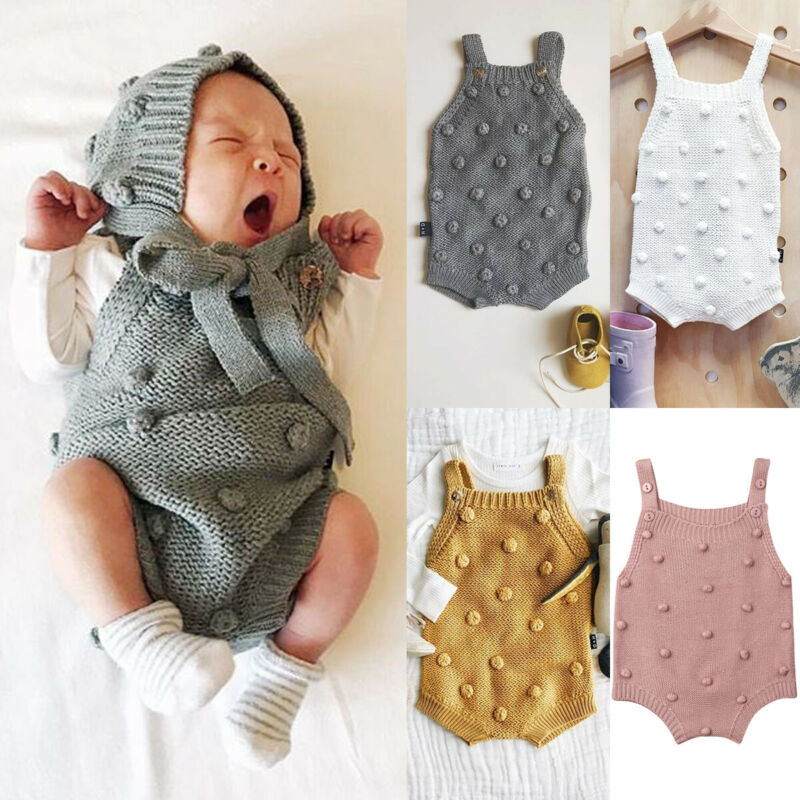 Newborn Unisex Warm Knitted Bodysuit/Clothes childrensterritory