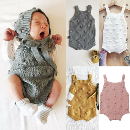 Newborn Unisex Warm Knitted Bodysuit/Clothes childrensterritory