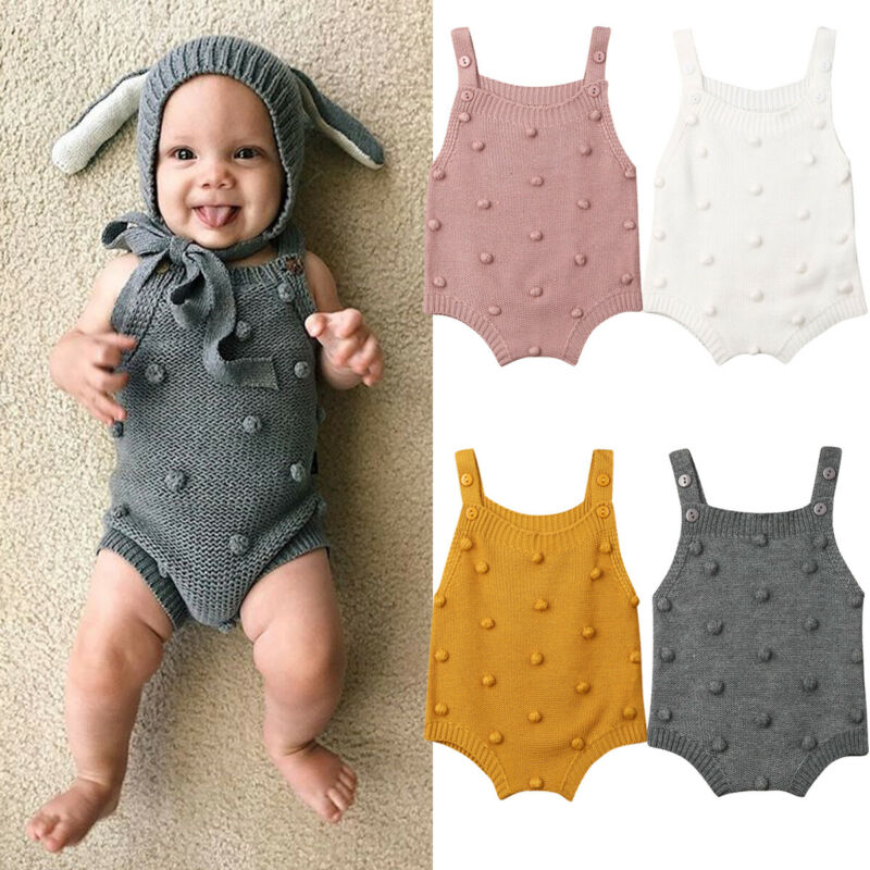 Newborn Unisex Warm Knitted Bodysuit/Clothes childrensterritory